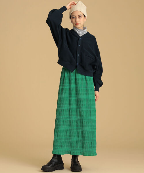 Ray BEAMS(レイビームス)の「Champion × Ray BEAMS / 別注 リバースウィーブ カーディガン(カーディガン/ボレロ・レディース・ライトグレー/ブラック/ネイビー・MEDIUM)」の18枚目の写真