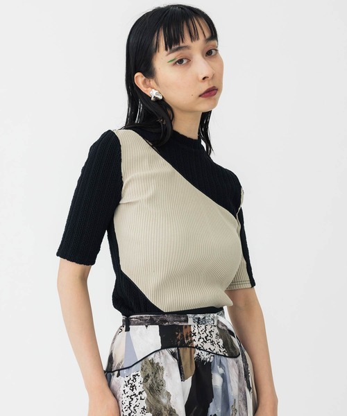 UNITEDTOKYO ユナイテッドトウキョウ　ツイードジャガードトップス UNITEDTOKYO ユナイテッドトウキョウ ツイードジャガードトップス
