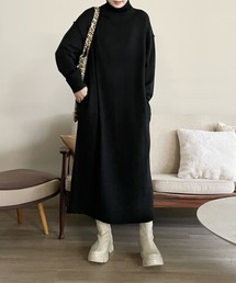 LOWRYS FARM | タートルネックワンピース　294740(ワンピース)