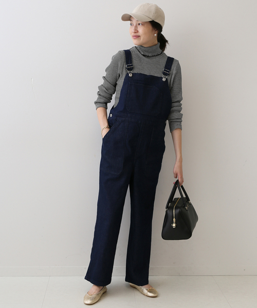 SLOBE IENA(スローブイエナ)の「ウール針抜きリブタートル(Tシャツ/カットソー・レディース・アイボリー/ブラック系その他/ブラック/レッド・FREE)」の21枚目の写真