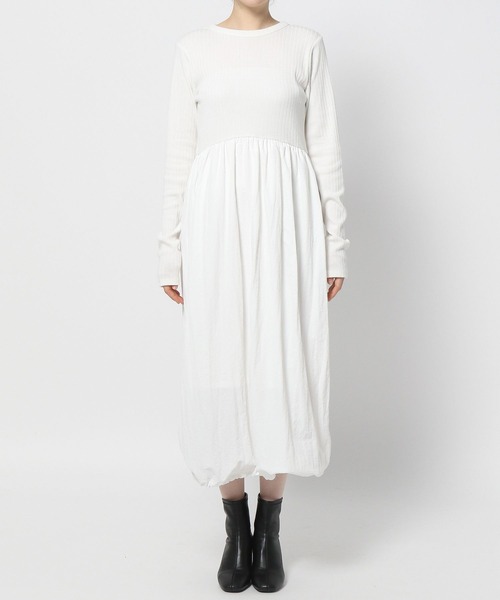 LOWRYS FARM(ローリーズファーム)の「イソザイドッキングワンピース 162165(ワンピース・レディース・ブラック/パープル/ブラウン/アイボリー・FREE)」の16枚目の写真