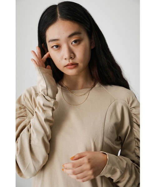 AZUL by moussy(アズールバイマウジー)の「ANCHOR CHAIN DOUBLE NECKLACE/アンカーチェーンダブルネックレス(ネックレス・レディース・シルバー/ゴールド系その他・FREE)」の12枚目の写真