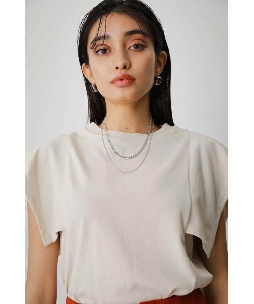 AZUL by moussy(アズールバイマウジー)の「ANCHOR CHAIN DOUBLE NECKLACE/アンカーチェーンダブルネックレス(ネックレス・レディース・シルバー/ゴールド系その他・FREE)」の3枚目の写真
