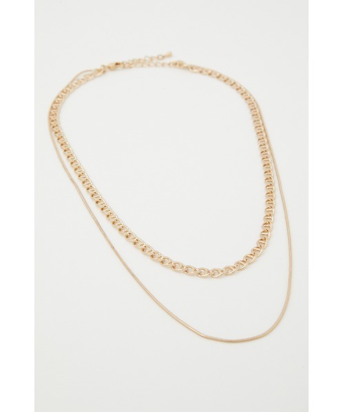 AZUL by moussy(アズールバイマウジー)の「ANCHOR CHAIN DOUBLE NECKLACE/アンカーチェーンダブルネックレス(ネックレス・レディース・シルバー/ゴールド系その他・FREE)」の15枚目の写真