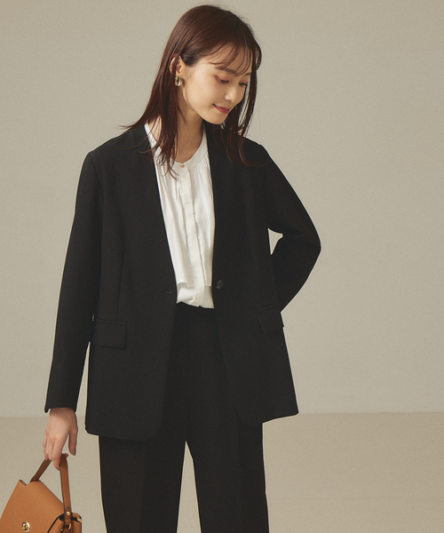 abahouse mavie（アバハウスマヴィ）の「ツイルシャンブレーブラウス（シャツ/ブラウス・レディース・グレイッシュベージュ/ネイビー/オレンジ系その他/ホワイト・フリー）」の7枚目の写真