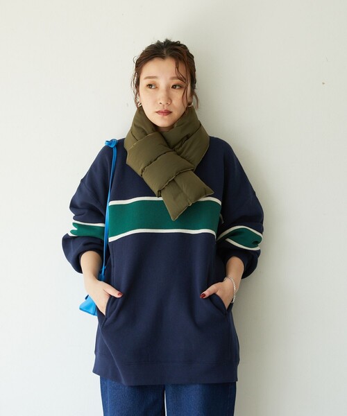 FREAK'S STORE（フリークスストア）の「【WEB限定】Gerry Cosby×FREAK'S STORE /ジェリー・コスビー　Cosby別注配色切替スウェット（スウェット・レディース・ブラック/ライトグレー/ネイビー・ﾌﾘ-）」の17枚目の写真