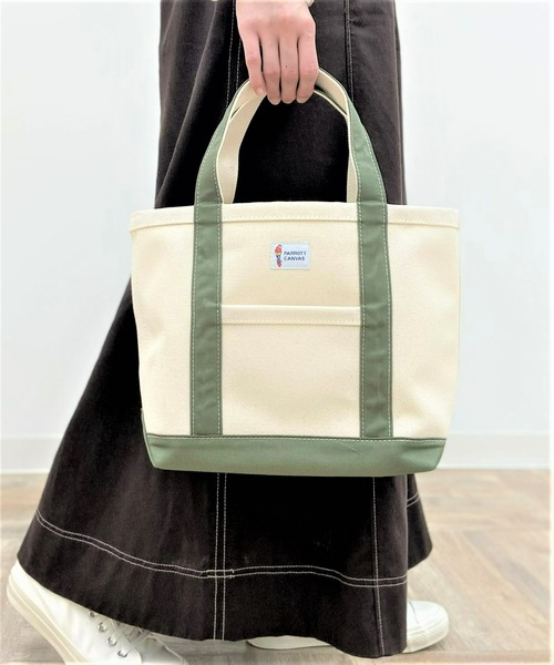 PARROTT CANVAS（パロットキャンバス）の「PARROTT CANVAS/パロットキャンバス　グリーンビルクラシックトート　スモール（トートバッグ・メンズ・ライトブルー/ネイビー/レッド/オリーブ/イエロー/オレンジ/ブルー/ピンク/マスタード/その他・ONE SIZE/FREE）」の2枚目の写真