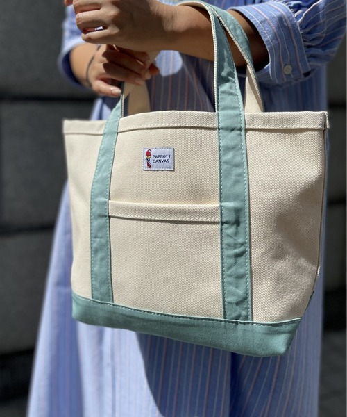 PARROTT CANVAS（パロットキャンバス）の「PARROTT CANVAS/パロットキャンバス　グリーンビルクラシックトート　スモール（トートバッグ・メンズ・ライトブルー/ネイビー/レッド/オリーブ/イエロー/オレンジ/ブルー/ピンク/マスタード/その他・ONE SIZE/FREE）」の3枚目の写真
