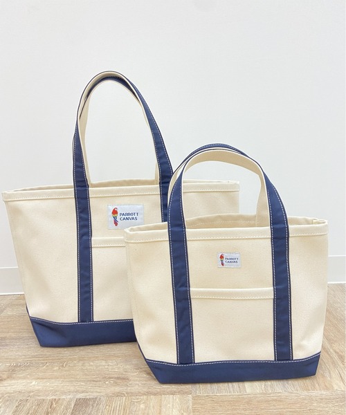 parrot canvas トートバック 新品未使用タグ付　真鍮リベット PARROTT CANVAS パロットキャンバス【MADE IN USA】 キャンバス