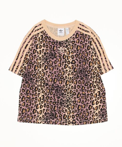 adidas(アディダス)の「総柄プリント Tシャツ / アディダスオリジナルス(Tシャツ/カットソー・レディース・ブラック・LARGE/MEDIUM/SMALL/X-LARGE/XX-LARGE/X-SMALL)」の7枚目の写真