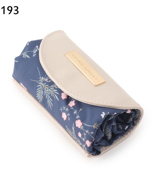 LAURA ASHLEY(ローラアシュレイ)の「クロスウェル柄 パッカブルマイバッグ(エコバッグ/サブバッグ・レディース・アイボリー系/ネイビー系・00)」の12枚目の写真
