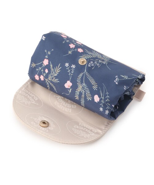 LAURA ASHLEY(ローラアシュレイ)の「クロスウェル柄 パッカブルマイバッグ(エコバッグ/サブバッグ・レディース・アイボリー系/ネイビー系・00)」の13枚目の写真