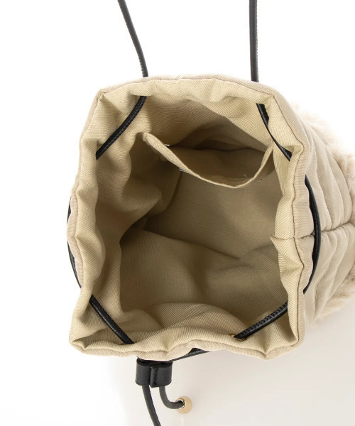 cache cache(カシュ カシュ)の「カシュカシュ cachecache / エコファー切り替えコンビドロストバッグ(ショルダーバッグ・レディース・ブラック/カーキ/アイボリー/サックスブルー/オレンジ・FREE)」の14枚目の写真