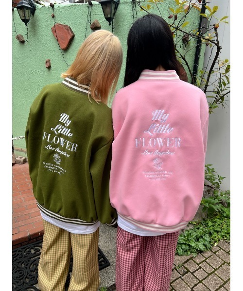 WC（ダブル シー）の「ロゴ刺繍スタジャン（スタジャン・レディース・ブラック/グリーン/ピンク・FREE）」の10枚目の写真