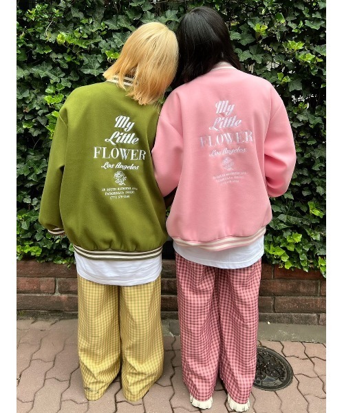 WC（ダブル シー）の「ロゴ刺繍スタジャン（スタジャン・レディース・ブラック/グリーン/ピンク・FREE）」の8枚目の写真