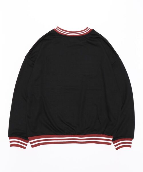 ARCHIVER(アーカイバ)の「【Sa】【it】裏毛ラインリブ使いビッグトレーナー(300g)(スウェット・レディース・ネイビー/ブラック/オートミール・L/LL/M)」の7枚目の写真