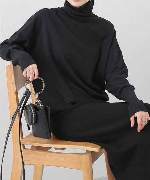 COLONY 2139（コロニートゥーワンスリーナイン）の「リサイクルポリPBTミラノリブペンシルスカート（スカート・レディース・ブラック/ベージュ/グレー・SMALL/MEDIUM）」の9枚目の写真