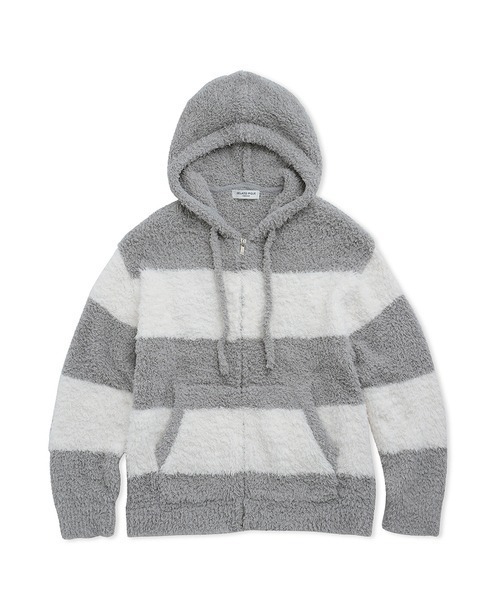 ✴新品✴ジェラピケ HOMME 2ボーダー セットアップ❣️グレー gelato pique（ジェラートピケ）の「【HOMME】ジェラート2ボーダー