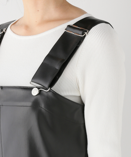 Spick & Span(スピックアンドスパン)の「フェイクレザーワンピース(ワンピース・レディース・ブラック・36/38)」の15枚目の写真