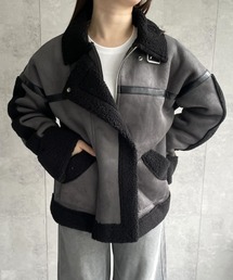 セール】ムートンコート（ブラック/黒色系）ファッション通販
