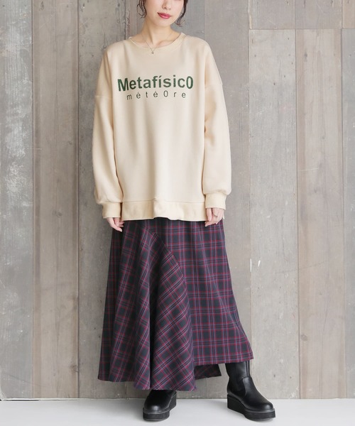 osharewalker（オシャレウォーカー）の「【廃盤】『ロゴデザイン裏起毛スウェット』（スウェット・レディース・ダークオレンジ/アイボリー/ネイビー・FREE）」の22枚目の写真