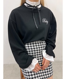 フリル襟スウェット