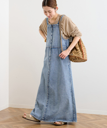 デニムサロペットスカート