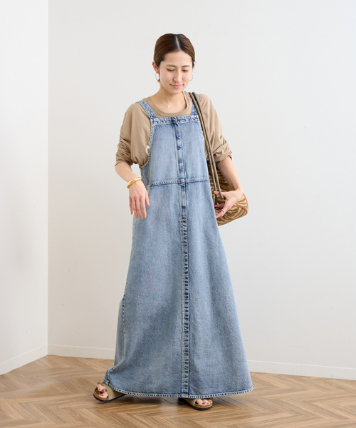 FRAMeWORK（フレームワーク）の「デニムサロペットスカート（ワンピース・レディース・ブルー系その他・38/36）」の19枚目の写真