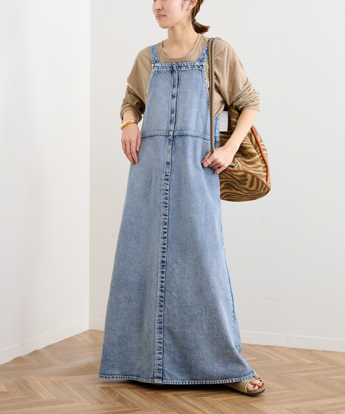 FRAMeWORK（フレームワーク）の「デニムサロペットスカート（ワンピース・レディース・ブルー系その他・38/36）」の20枚目の写真
