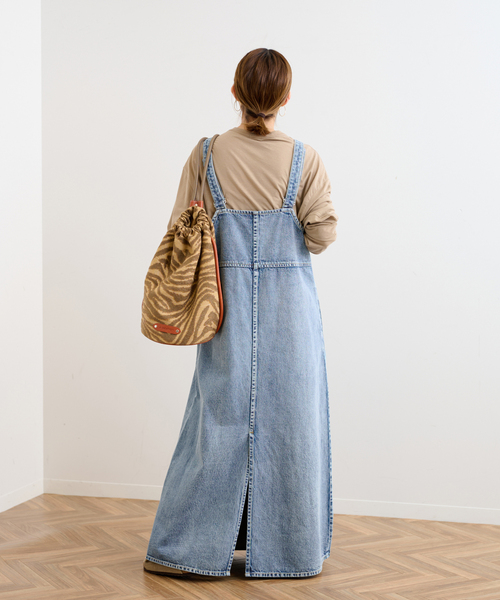 FRAMeWORK（フレームワーク）の「デニムサロペットスカート（ワンピース・レディース・ブルー系その他・38/36）」の21枚目の写真