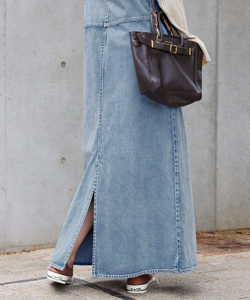 FRAMeWORK（フレームワーク）の「デニムサロペットスカート（ワンピース・レディース・ブルー系その他・38/36）」の2枚目の写真