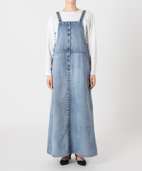 FRAMeWORK（フレームワーク）の「デニムサロペットスカート（ワンピース・レディース・ブルー系その他・38/36）」の3枚目の写真