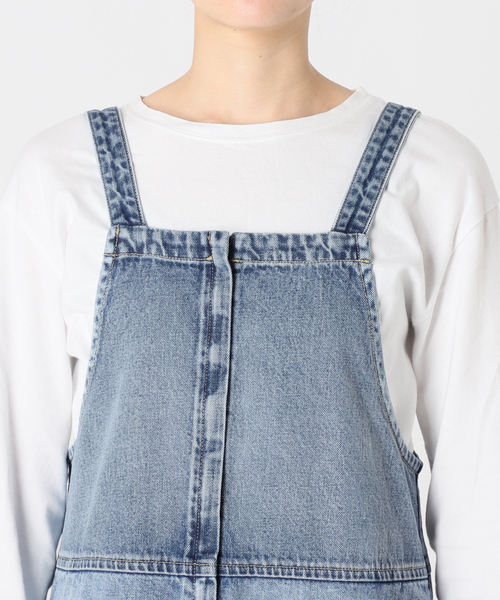 FRAMeWORK（フレームワーク）の「デニムサロペットスカート（ワンピース・レディース・ブルー系その他・38/36）」の6枚目の写真