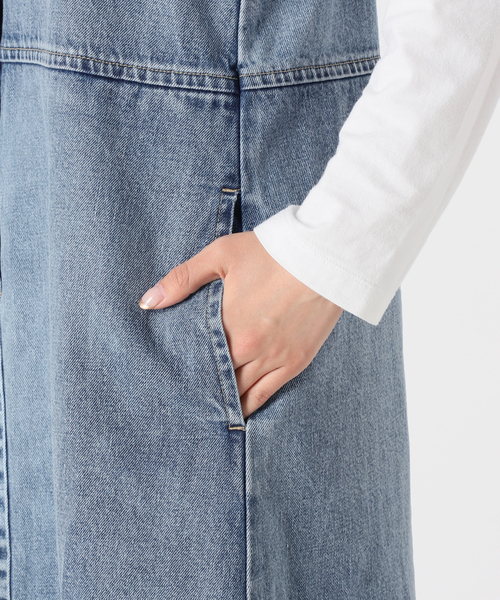 FRAMeWORK（フレームワーク）の「デニムサロペットスカート（ワンピース・レディース・ブルー系その他・38/36）」の9枚目の写真