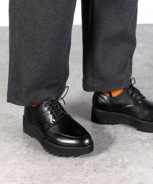 Parade（パレード）の「【厚底】シャークソール4ホールシューズ　20003（ドレスシューズ・メンズ・ブラック・LL/S/M/L）」の8枚目の写真