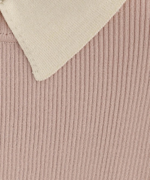 Andemiu(アンデミュウ)の「【WEB限定】エリハイショクニット179960(ニット/セーター・レディース・ブラック/ピンク/イエロー/ブルー・FREE)」の20枚目の写真