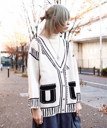 rovtski | フェイク柄ハイネックセーター(ニット/セーター)