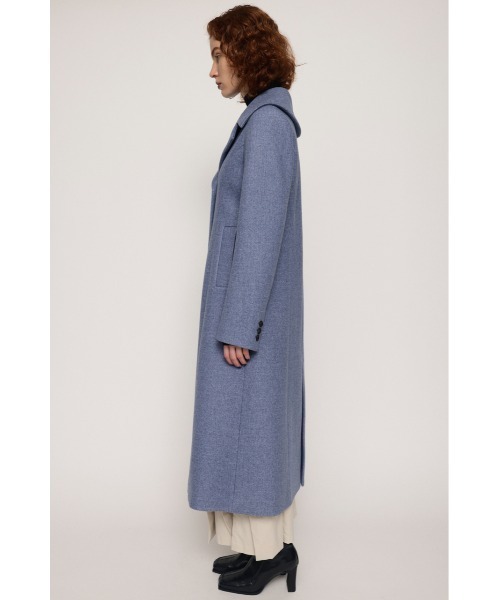 SLY（スライ）の「WOOL BLEND SLIM FLARE COAT ウールブレンドスリム フレアコート（チェスターコート・レディース・アイボリー/ブラック/ブルー・FREE）」の13枚目の写真