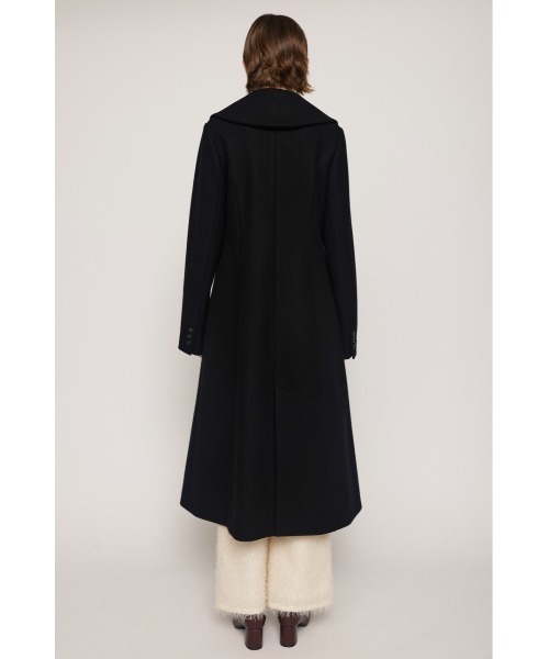 SLY（スライ）の「WOOL BLEND SLIM FLARE COAT ウールブレンドスリム フレアコート（チェスターコート・レディース・アイボリー/ブラック/ブルー・FREE）」の10枚目の写真