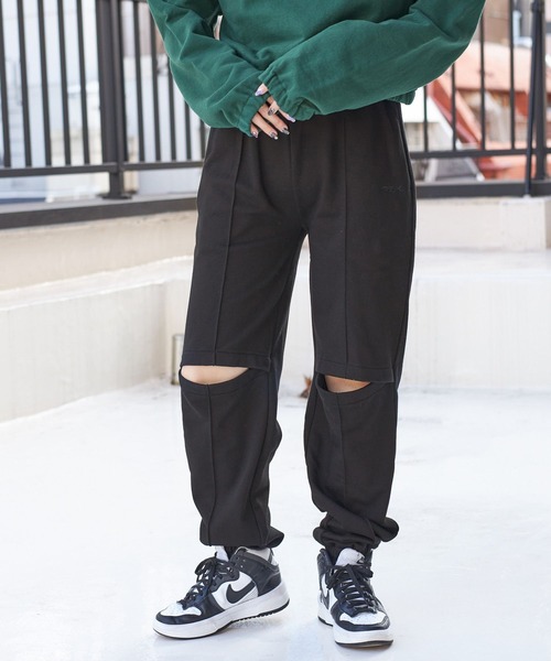 PBLIM(ページボーイリム)の「PAGEBOYLIM/デザインスウェットパンツ(スウェットパンツ・レディース・ブラック/パープル/グレー・FREE)」の9枚目の写真