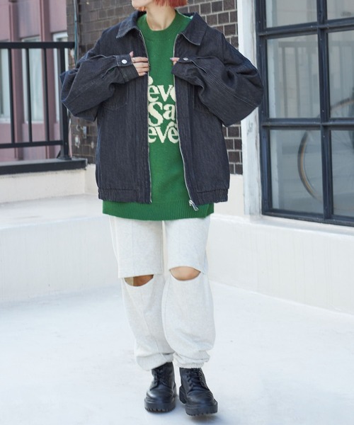 PBLIM(ページボーイリム)の「PAGEBOYLIM/デザインスウェットパンツ(スウェットパンツ・レディース・ブラック/パープル/グレー・FREE)」の11枚目の写真