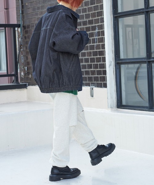 PBLIM(ページボーイリム)の「PAGEBOYLIM/デザインスウェットパンツ(スウェットパンツ・レディース・ブラック/パープル/グレー・FREE)」の12枚目の写真