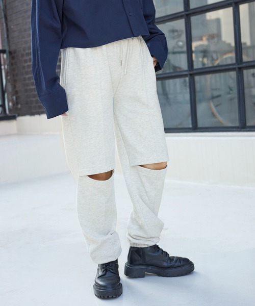 PBLIM(ページボーイリム)の「PAGEBOYLIM/デザインスウェットパンツ(スウェットパンツ・レディース・ブラック/パープル/グレー・FREE)」の18枚目の写真