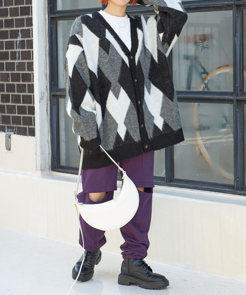 PBLIM(ページボーイリム)の「PAGEBOYLIM/デザインスウェットパンツ(スウェットパンツ・レディース・ブラック/パープル/グレー・FREE)」の21枚目の写真