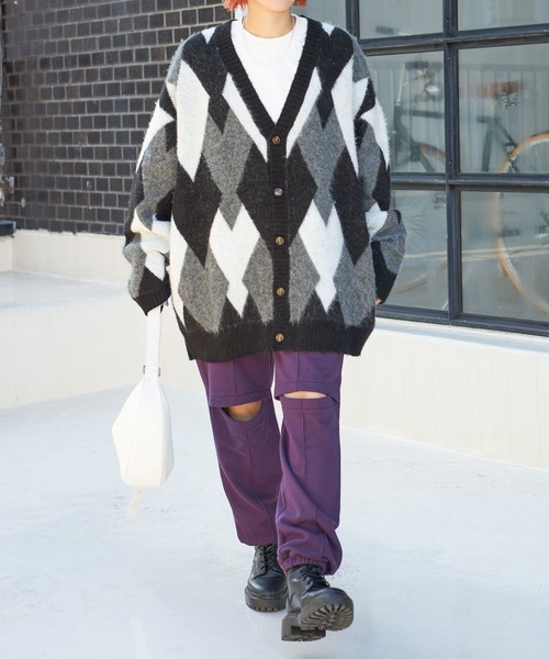 PBLIM(ページボーイリム)の「PAGEBOYLIM/デザインスウェットパンツ(スウェットパンツ・レディース・ブラック/パープル/グレー・FREE)」の22枚目の写真