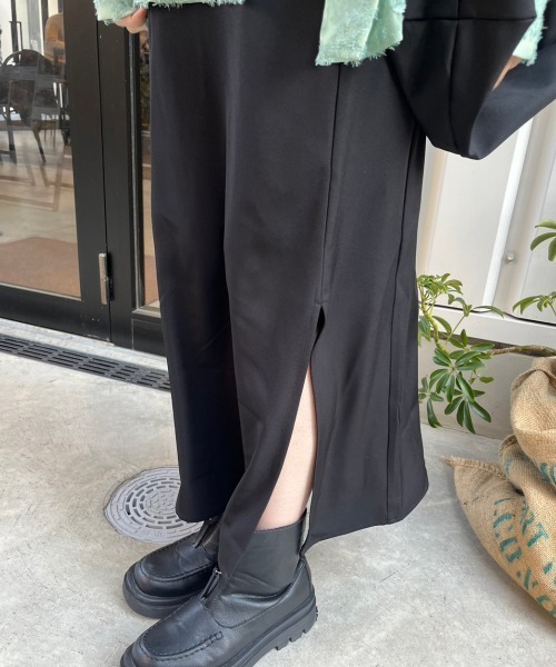 nemne store（ネンネストア）の「【低身長用サイズあり】スリット入りリボンキャミワンピース（ワンピース・レディース・ブルー/アイボリー/ブラック・SMALL/MEDIUM）」の6枚目の写真