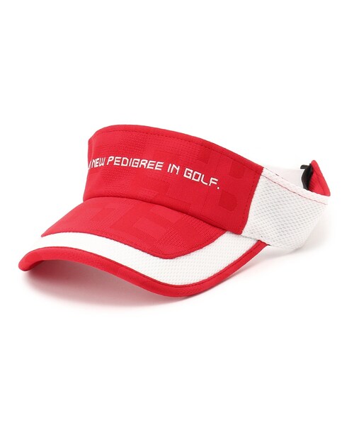 adabat（アダバット）の「◆【日本製】メッセージロゴ サンバイザー（サンバイザー・メンズ・レッド系1/ホワイト/ブラック・00）」の3枚目の写真