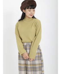 ミラノリブハイネックニット