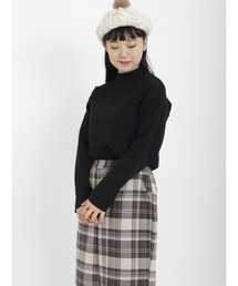 Samansa Mos2 | ミラノリブハイネックニット(ニット/セーター)