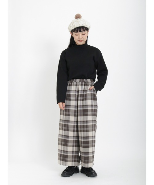 Samansa Mos2（サマンサ モスモス）の「ミラノリブハイネックニット（ニット/セーター・レディース・オフホワイト/ブラック/グリーン/ネイビー・ﾌﾘ-）」の14枚目の写真